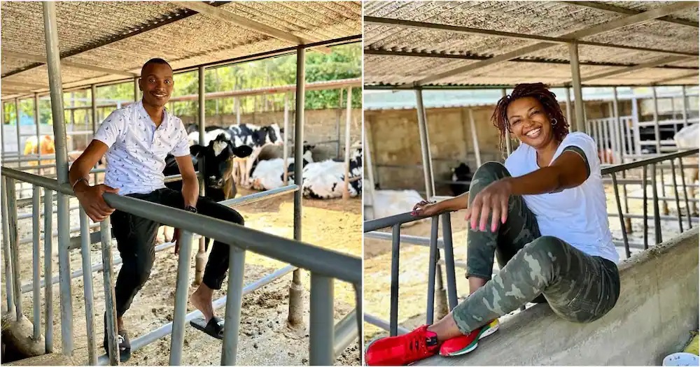 Karen Nyamu And Samidoh In The Farm